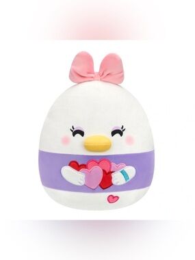 Disneys Daisy Duck - 8” Hearts Squishmallow - NWT No Cancels